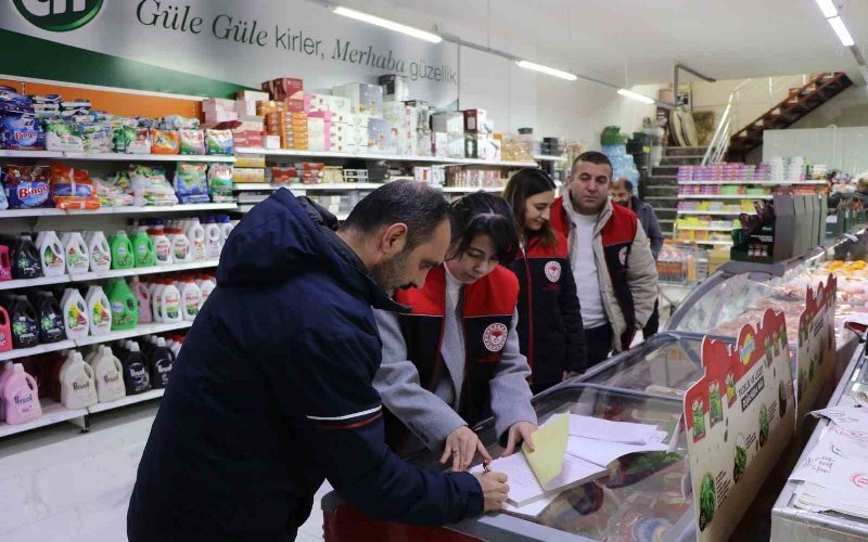 Ağrı’da Ramazan öncesi market, kasap ve fırınlar denetlendi