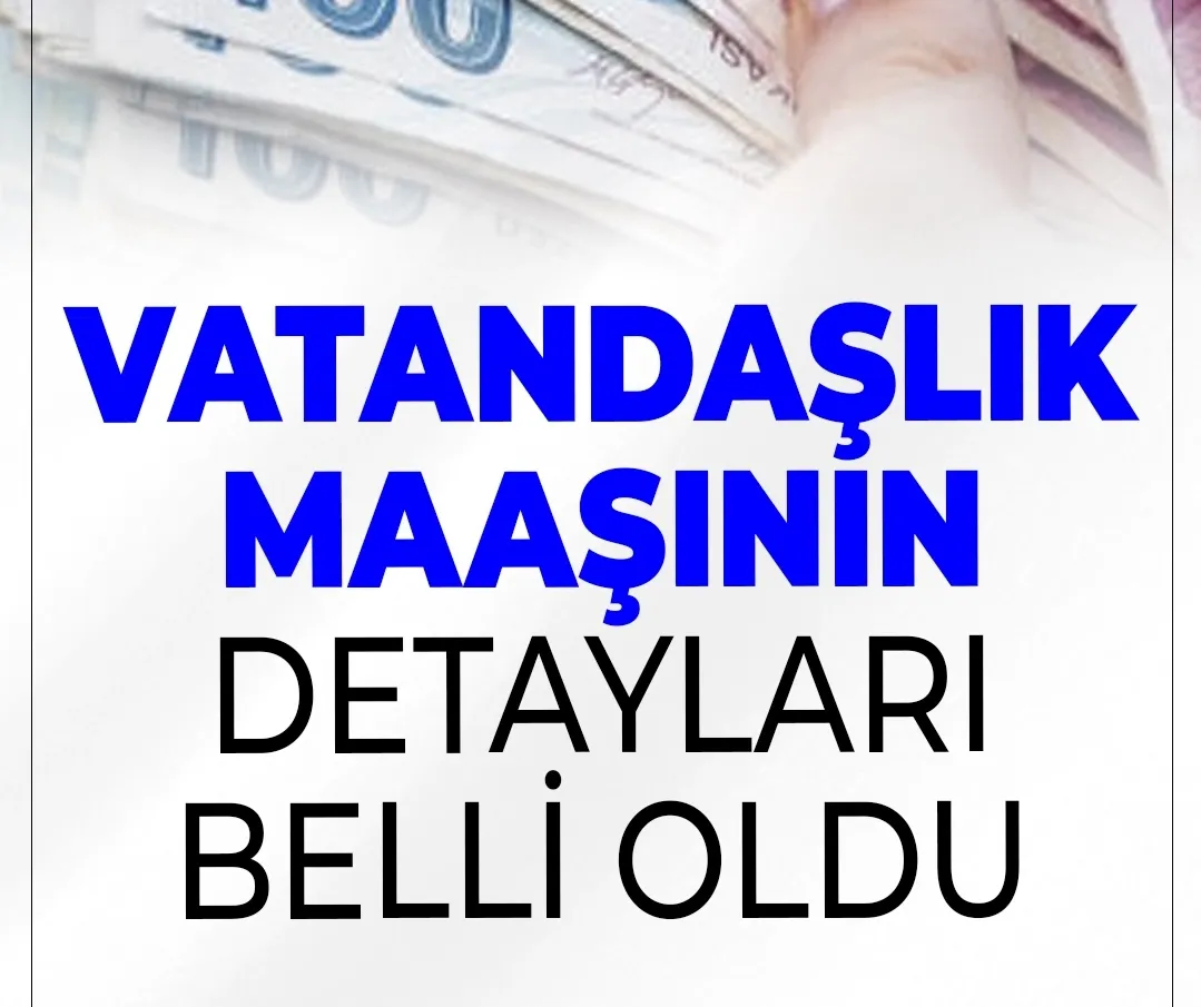Vatandaşlık maaşı geliyor: Detaylar belli oldu